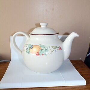 🍁5/$25🎃 Corelle Abundance Teapot With Lid
